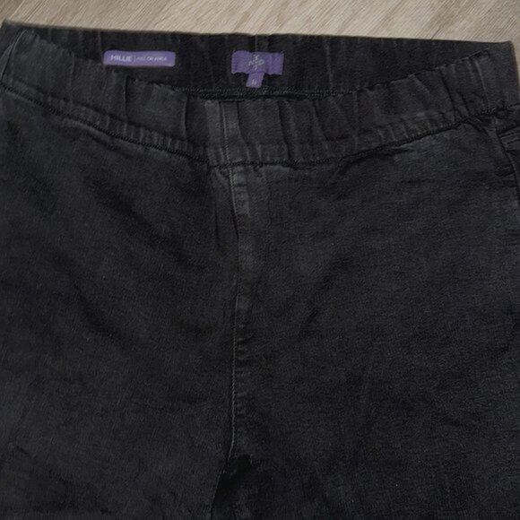 NYDJ Millie Pull-On Ankle Pants Size 16 Black - Picture 5 of 12